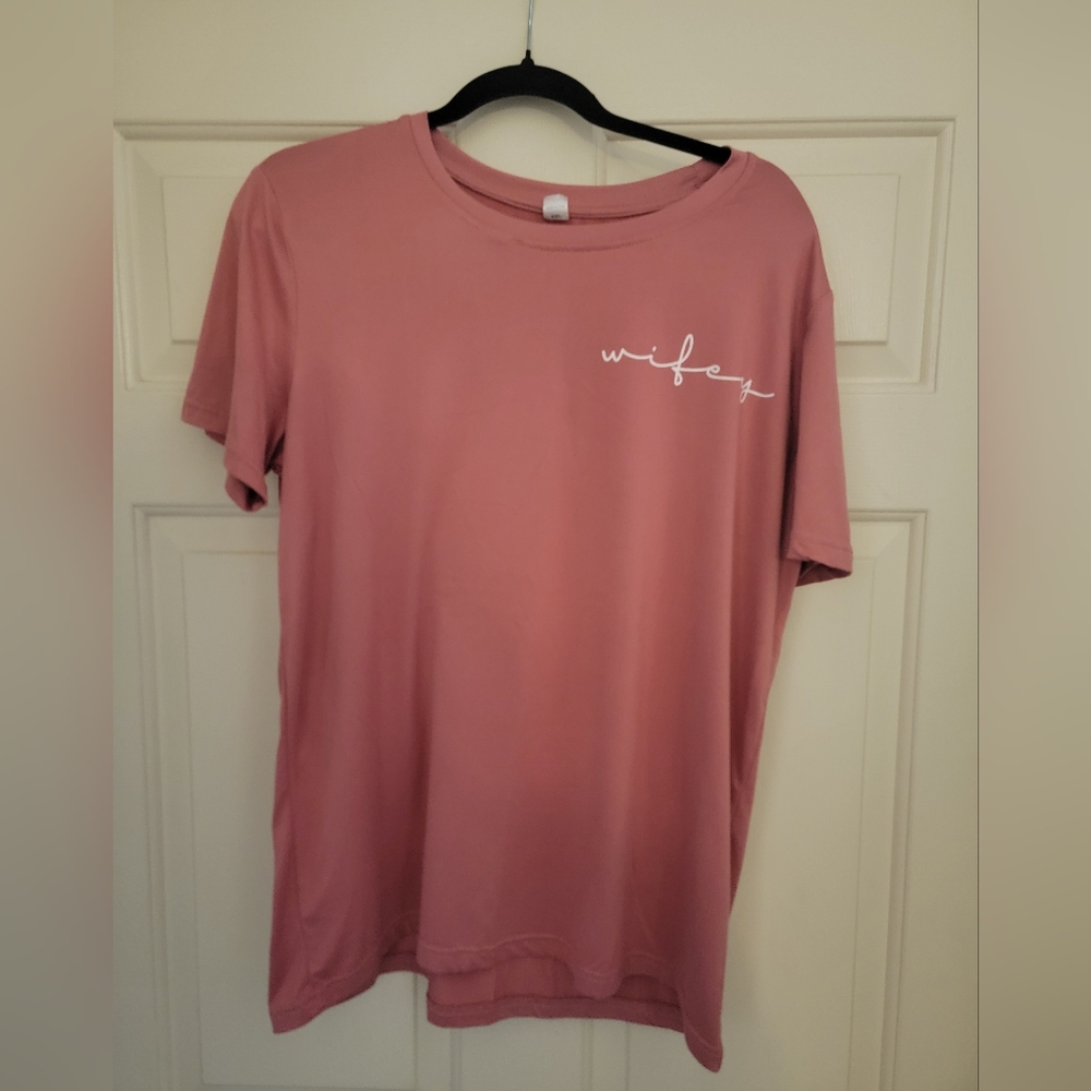 Pink/Mauve Wifey T-shirt
